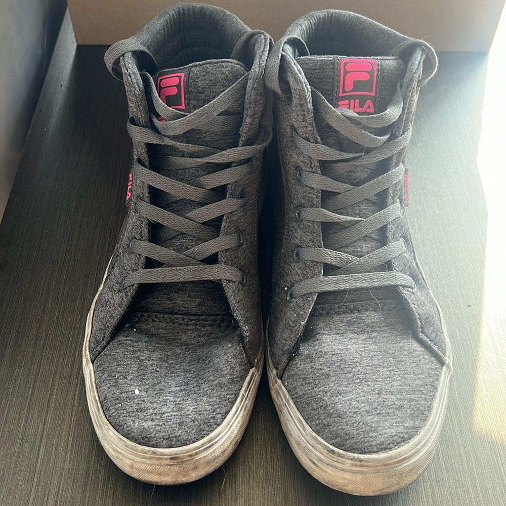 Grey high tops